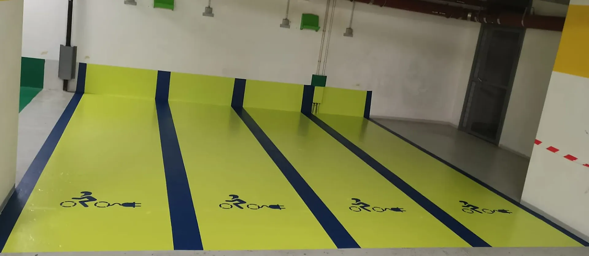 Marquage Au Sol Places Velo Parking Souterrain